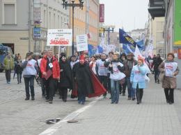 Pół tysiąca związkowców protestowało w Opolu