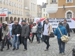 Pół tysiąca związkowców protestowało w Opolu