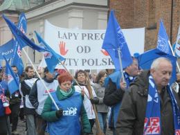 Pół tysiąca związkowców protestowało w Opolu