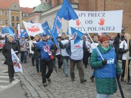 Pół tysiąca związkowców protestowało w Opolu