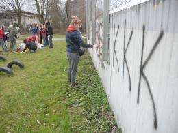 Akcja zamalowywania hejtów w Opolu