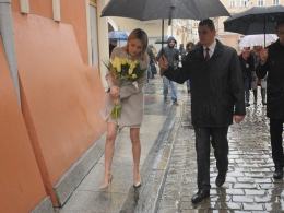Deszcz zmienił plan wizyty Magdaleny Ogórek w Opolu