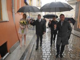 Deszcz zmienił plan wizyty Magdaleny Ogórek w Opolu