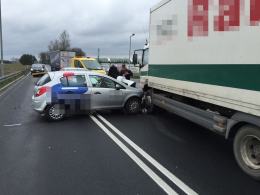 Cztery pojazdy zderzyły się w Zawadzie