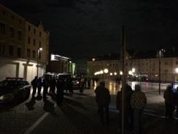 Nocna awantura na Małym Rynku