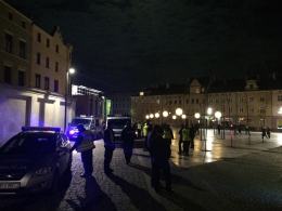 Nocna awantura na Małym Rynku