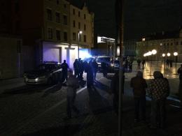 Nocna awantura na Małym Rynku