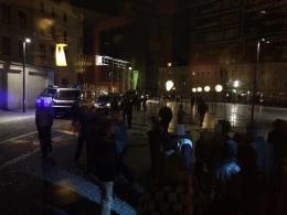 Nocna awantura na Małym Rynku