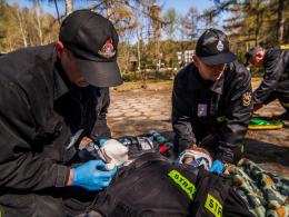Strażacy doskonalą się z udzielania pierwszej pomocy