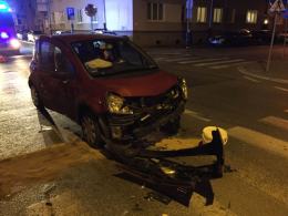 Kobieta została ranna w wypadku na ul. Spychalskiego