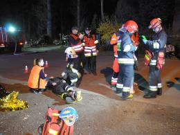 Wypadek, pożar i poszukiwania. Ratownicy ćwiczyli w Jełowej.