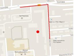 Mapka dojazdu.