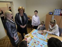 Anna Komorowska odwiedziła autystyczne dzieci w Kędzierzynie-Koźlu