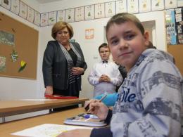 Anna Komorowska odwiedziła autystyczne dzieci w Kędzierzynie-Koźlu