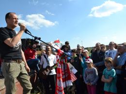 Paweł Kukiz na pikniku w Falmirowicach