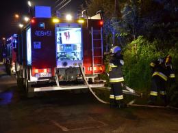 W nocy palił się dom w Lewinie Brzeskim