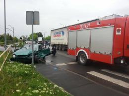 Groźny wypadek na ul. Marka z Jemielnicy