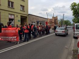 Niemiecka manifestacja antywojenna w centrum Opola