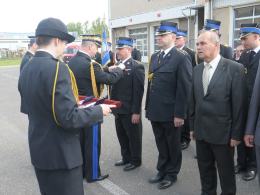 Strażacy z Opola odebrali dziś awanse i odznaczenia