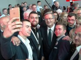 Prezydent Bronisław Komorowski walczył o głosy w Opolu