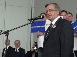 Prezydent Bronisław Komorowski walczył o głosy w Opolu