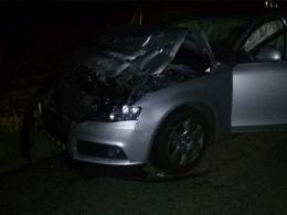 Citroen dachował w nocy na A4