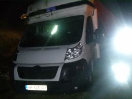 Citroen dachował w nocy na A4