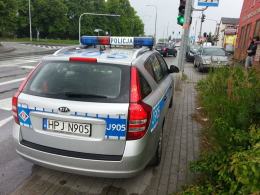 Kobieta ranna po wypadku na ulicy Oleskiej