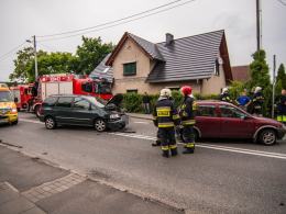 Wypadek na ul. Grudzickiej. Jedna osoba ranna.