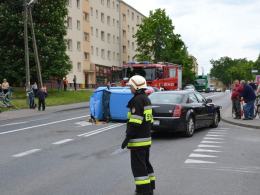 Dwa groźne wypadki w Niemodlinie. 5 osób rannych.
