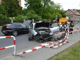 Dwa groźne wypadki w Niemodlinie. 5 osób rannych.