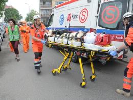 50 uczniów rannych. Ćwiczenia w Zespole Szkół przy ul. Licealnej