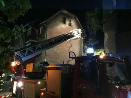 Dwie osoby ranne po pożarze mieszkania na ul. Kolejowej