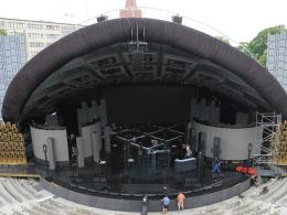 Scenografia festiwalu jest już prawie gotowa