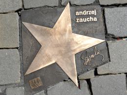 Zbigniew Wodecki odsłonił gwiazdę Andrzeja Zauchy