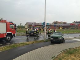 Opel i ford zderzyły się na Alei Solidarności