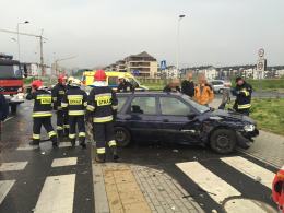 Opel i ford zderzyły się na Alei Solidarności