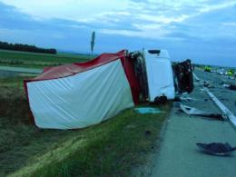 42-latek zginął w czołowym zderzeniu pod Paczkowem