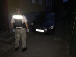 Podczas akcji policji ktoś uszkodził radiowóz