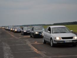 Około 600 volkswagenów próbowało pobić Rekord Guinessa
