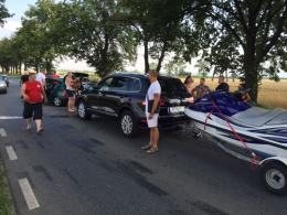 6 samochodów zderzyło się w powiecie nyskim
