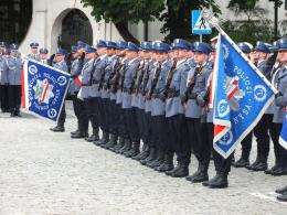 Wojewódzkie obchody święta policji w Oleśnie