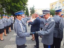 Wojewódzkie obchody święta policji w Oleśnie