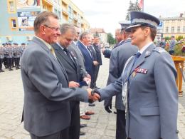 Wojewódzkie obchody święta policji w Oleśnie