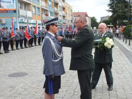 Wojewódzkie obchody święta policji w Oleśnie