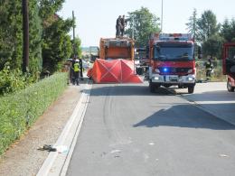 Rowerzystka zginęła pod kołami śmieciarki