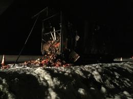 Na A4 spłonęła naczepa ciężarówki