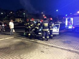 Ktoś zgłosił pożar auta, okazało się, że to awaria