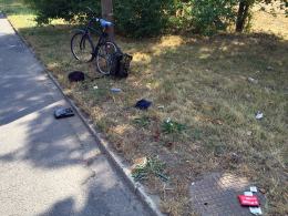 73-letni rowerzysta ciężko ranny po zderzeniu z samochodem