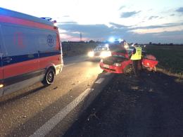 Cztery auta zderzyły się na trasie Opole - Krapkowice